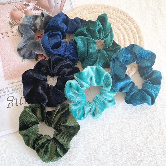 VELVET 40 Scrunchies Colorful Fun Retro 90s - Picture 6 of 13